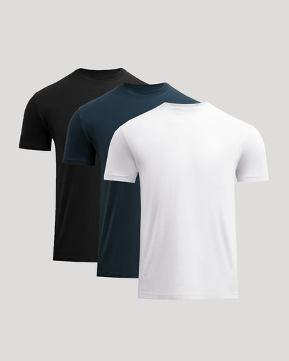 Short Classic Crew Neck 3-Pack