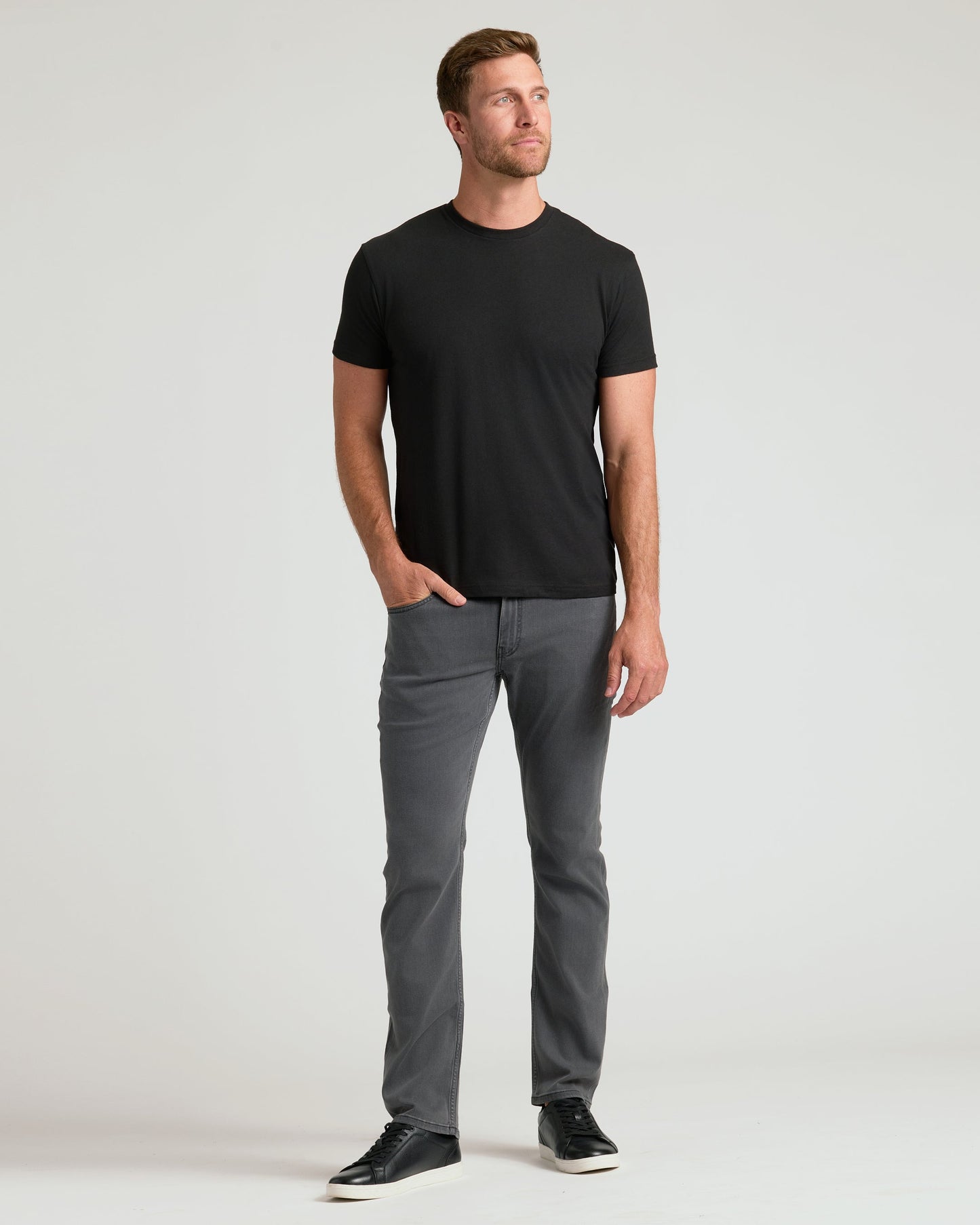 Black Classic Crew Neck 6-Pack