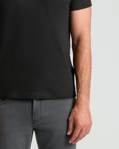 Black Classic Crew Neck 6-Pack