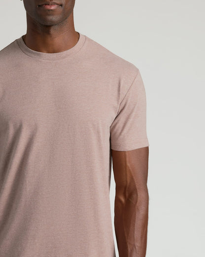 Dark Heather Truffle Classic Crew Neck