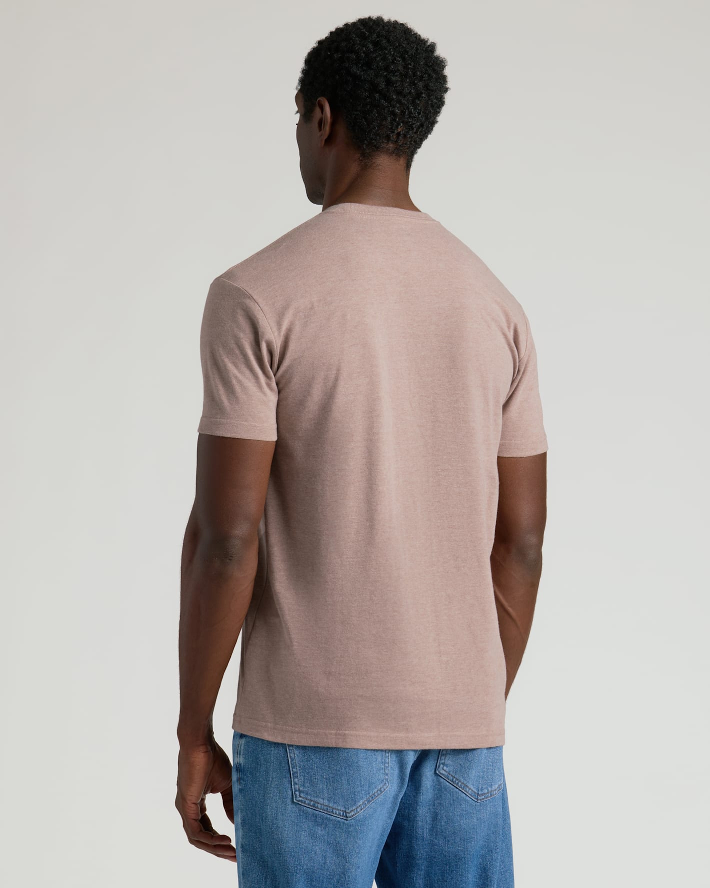Dark Heather Truffle Classic Crew Neck