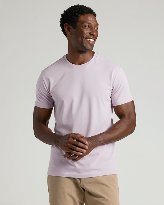 Heather Orchid Classic Crew Neck