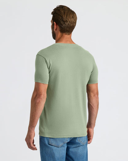 Sage Green Classic V-Neck