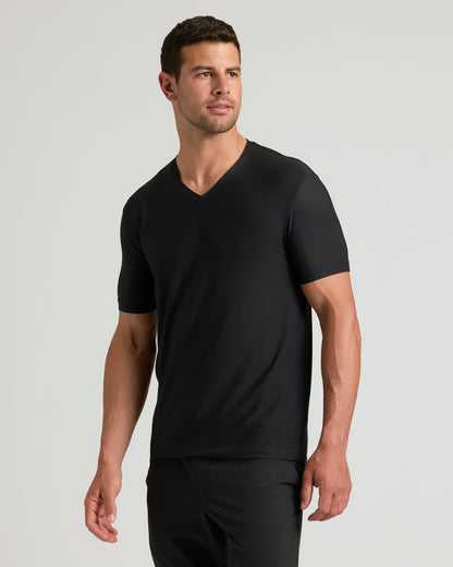 Black Active V-Neck 3-Pack
