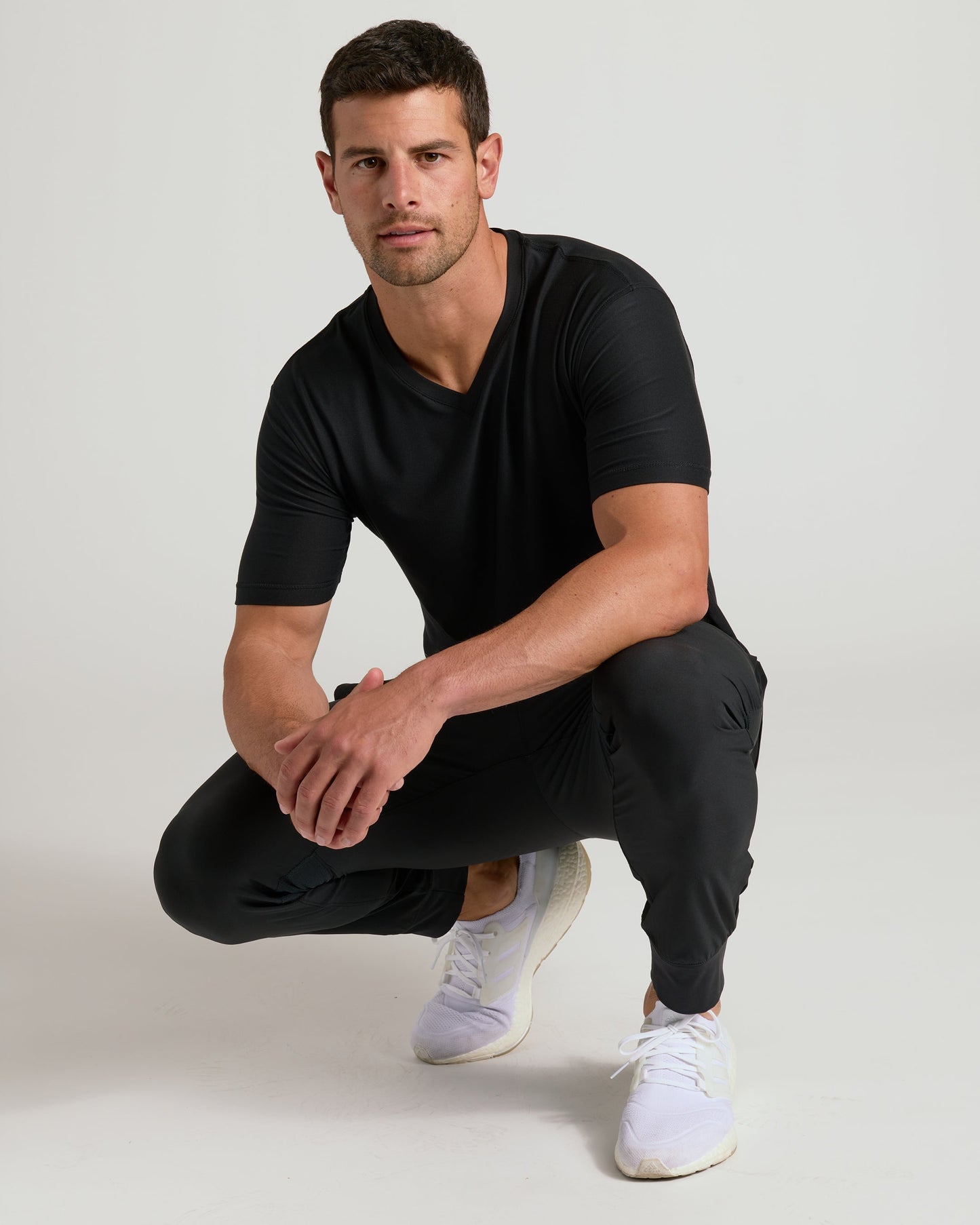 Black Active V-Neck 3-Pack