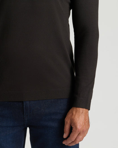All Black Dressy V-Neck Sweater 2-Pack