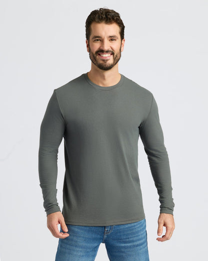 Core Long Sleeve Crew Neck T-Shirt 3-Pack