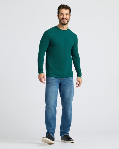 Classic Long Sleeve Crew Neck 3-Pack