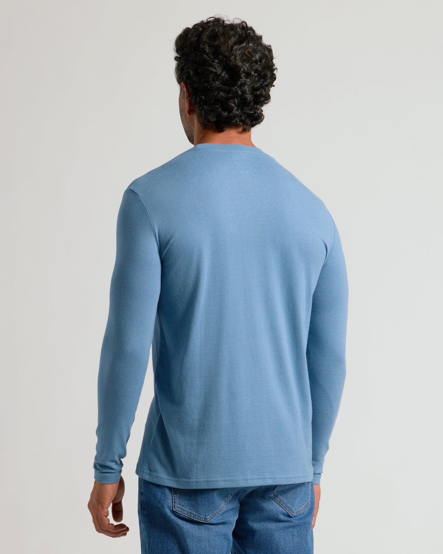 Indigo Classic Long Sleeve Crew Neck