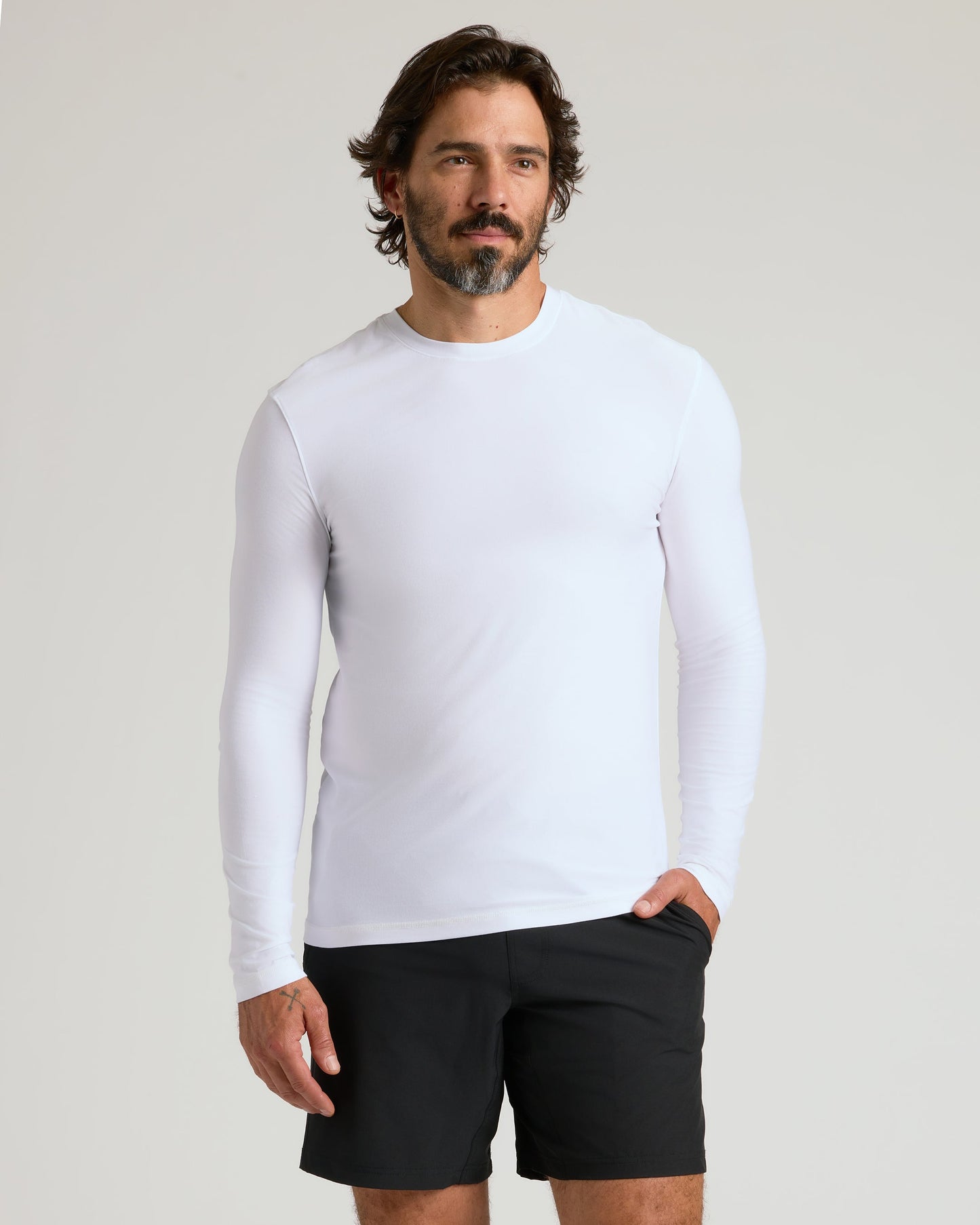 Standard Active Long Sleeve Crew T-Shirt 3-Pack