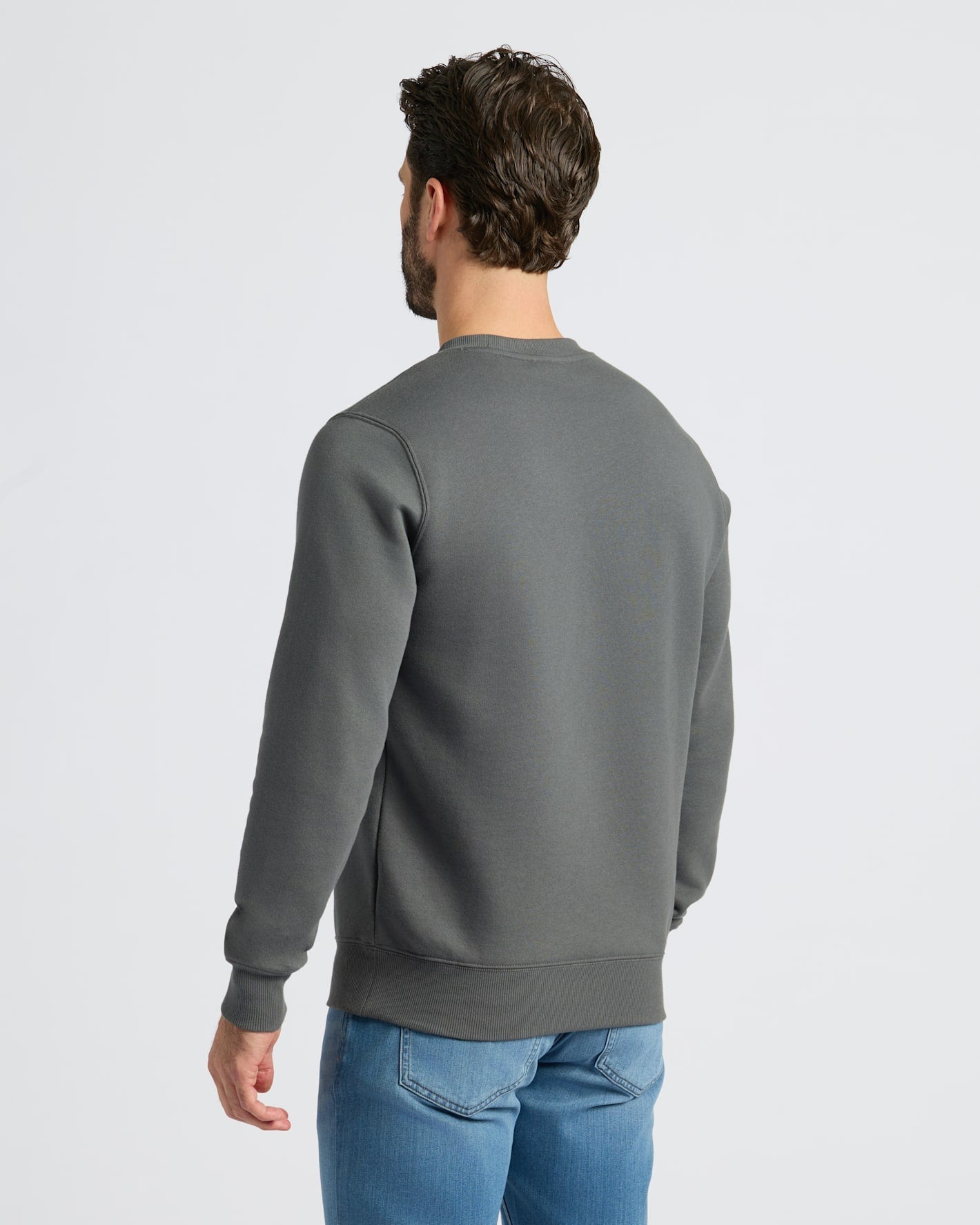Carbon Fleece French Terry Pullover Crew Neck
