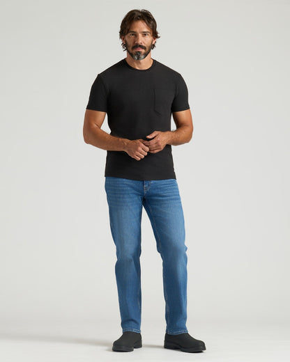 Black Heavyweight Pocket Crew