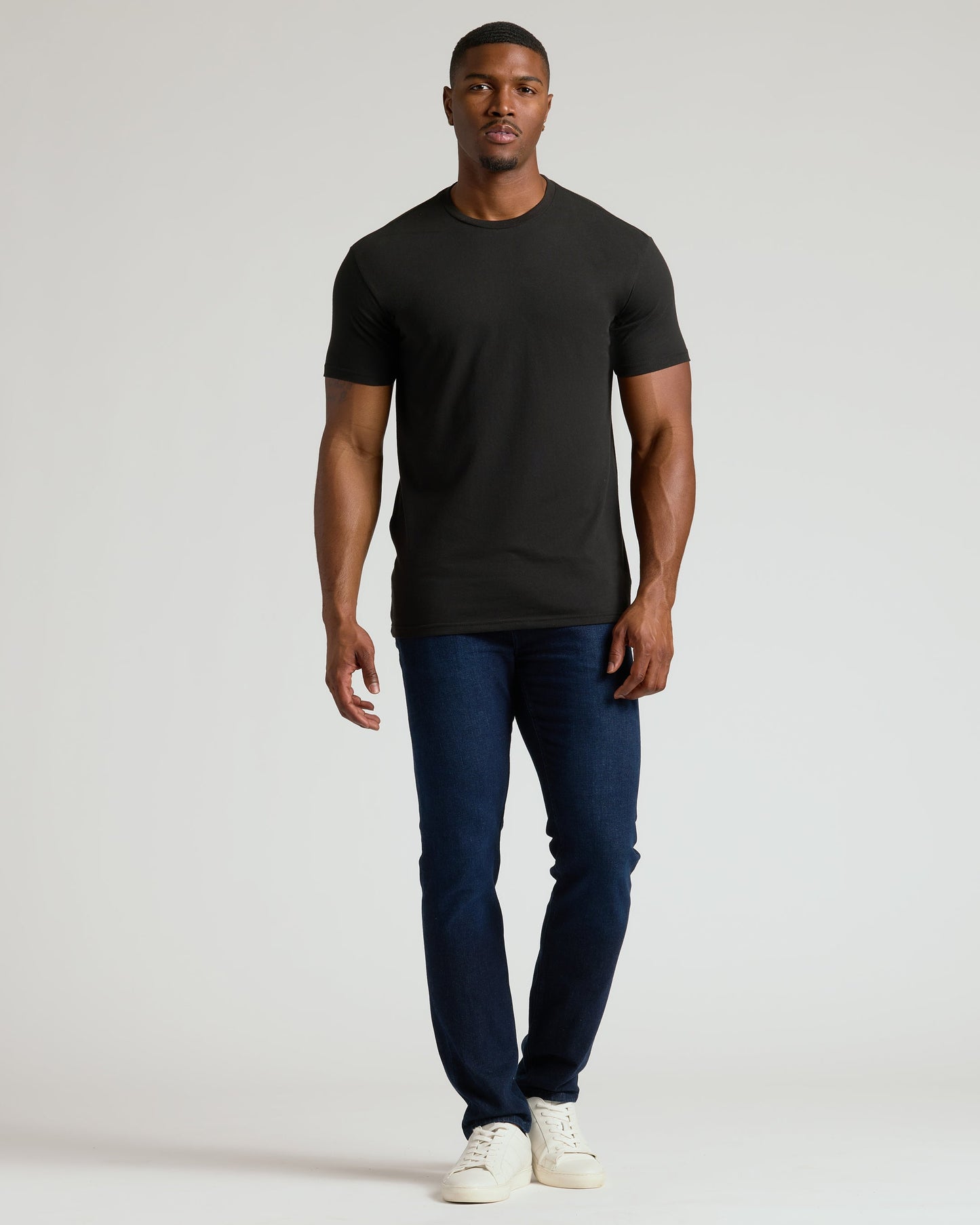 Classic Tall Straight Hem Crew Neck T-Shirt 3-Pack