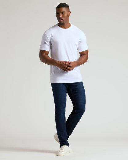 Classic Tall Straight Hem Crew Neck T-Shirt 3-Pack