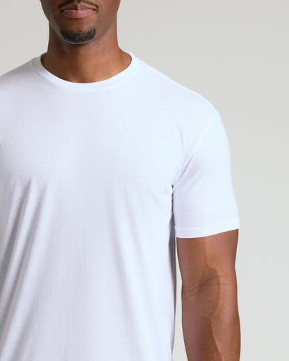 Classic Tall Straight Hem Crew Neck T-Shirt 3-Pack