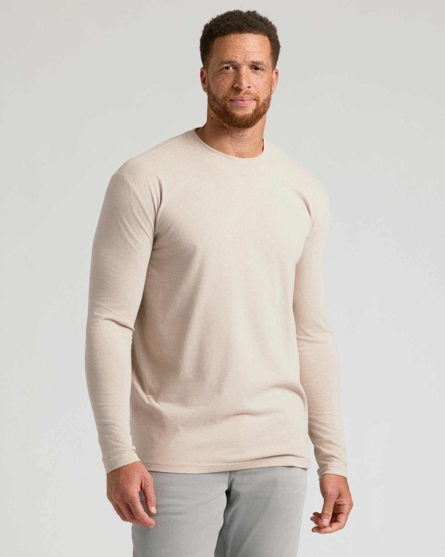 Heather Truffle Tall Long Sleeve T Shirt
