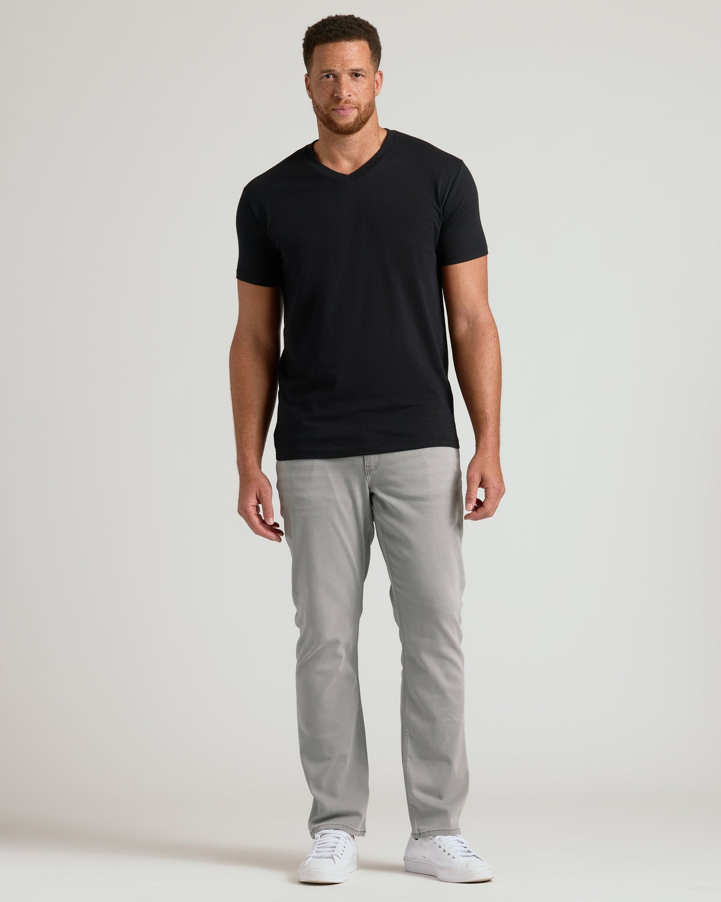 Black & White Classic Tall V-Neck 10-Pack