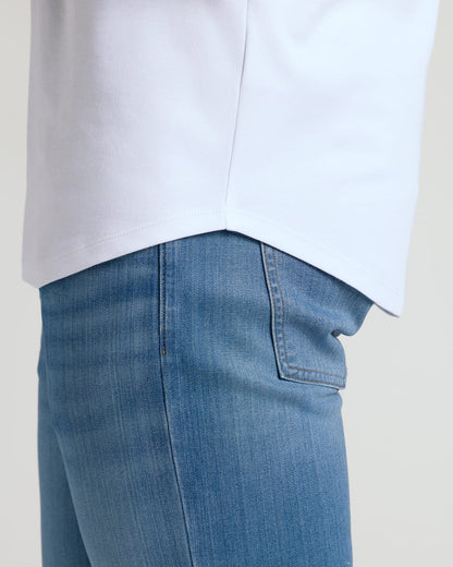 Tall Pima Cotton Blend Curved Hem Crew 2-Pack