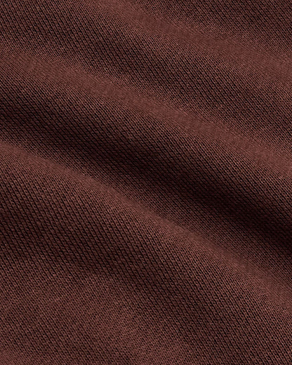 Carob Fleece French Terry Pullover Hoodie