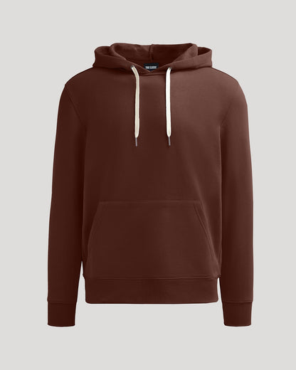 Carob Fleece French Terry Pullover Hoodie