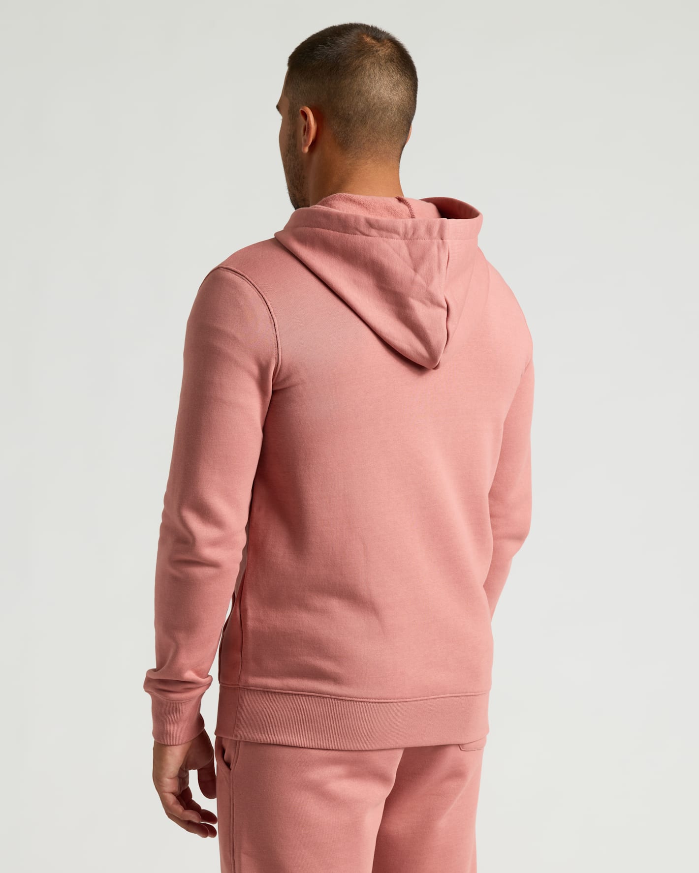 Rose Fleece French Terry Pullover Hoodie