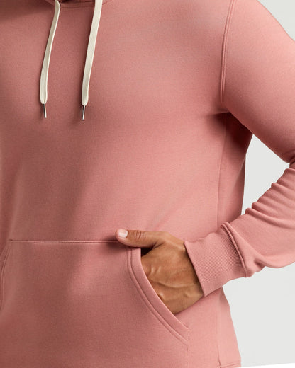 Rose Fleece French Terry Pullover Hoodie