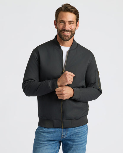 Black & Navy Bomber Jacket 2-Pack