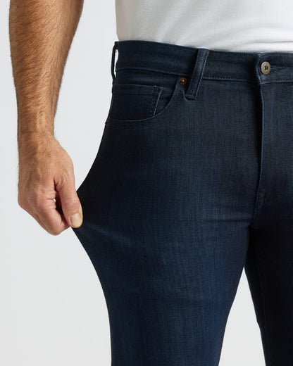 Slim Indigo & Black Comfort Stretch Jeans 2-Pack