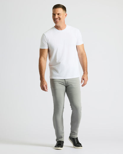 Medium Gray Wash Slim Comfort Stretch Jeans