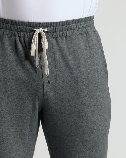 Black & Charcoal Heather Gray Active Training Joggers 2-Pack