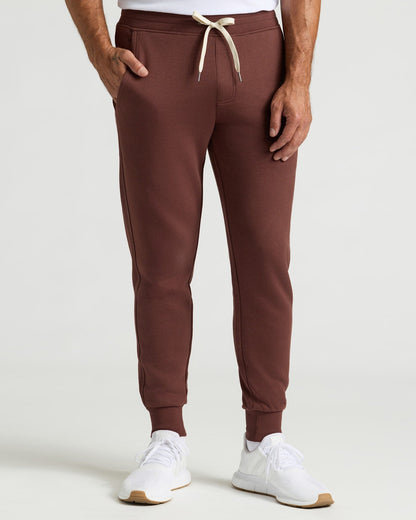 Carob Quarter Zip Fleece Sweatshirt & Jogger 2-Pack