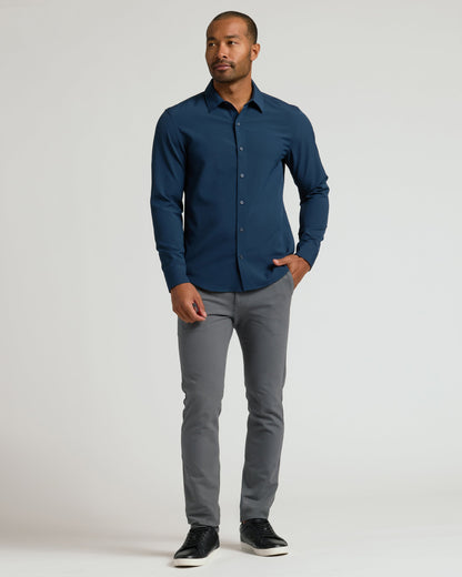 Navy & Carbon Slim Chino Pants 2-Pack