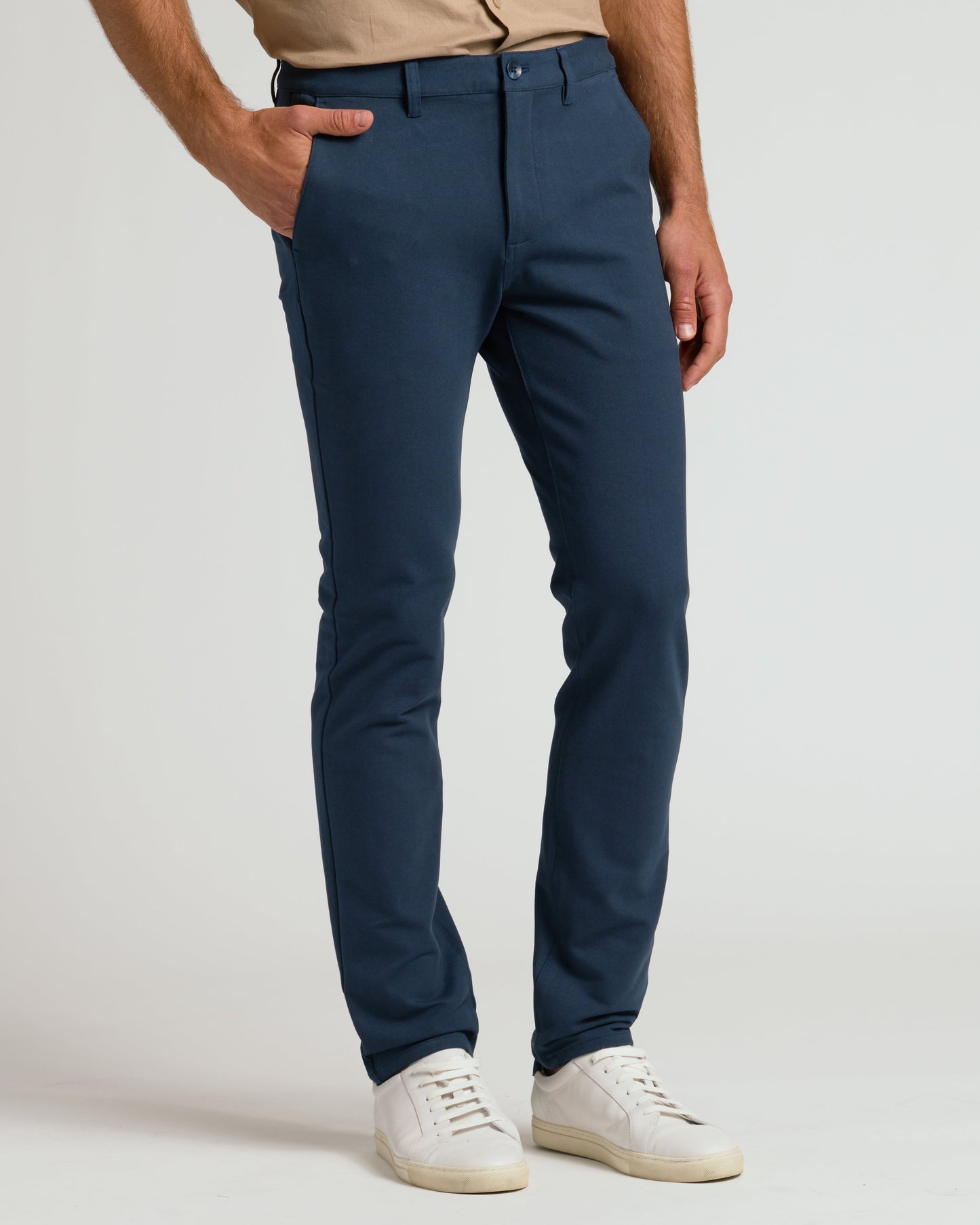 Navy Slim Chino Pants 2.0