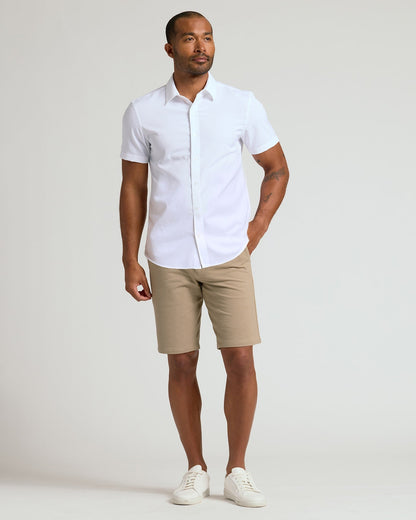 9" Black & Khaki Chino Shorts 2-Pack