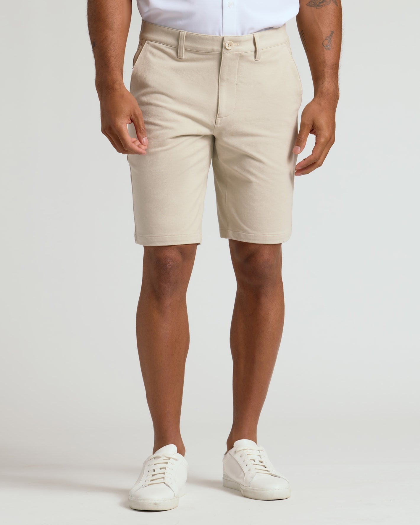 9" Sandstone & Navy Chino Shorts 2-Pack