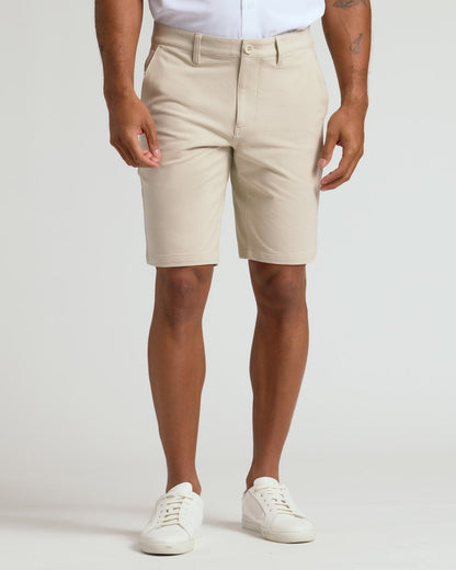 9" Sandstone & Navy Chino Shorts 2-Pack
