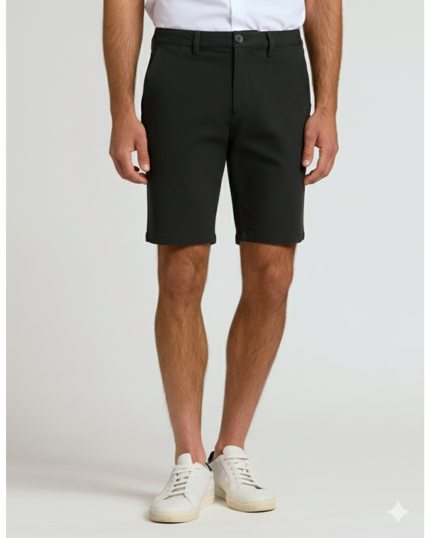 7" Black & Khaki Chino Shorts 2-Pack
