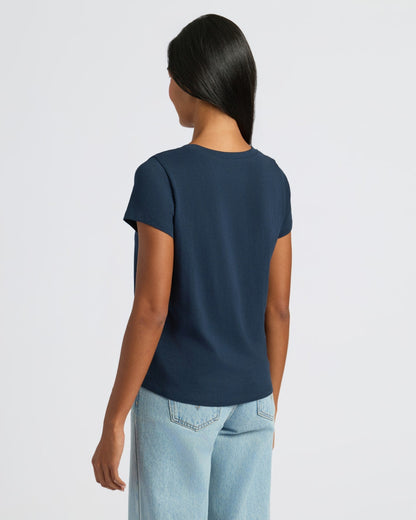 Womens Staple Slub Scoop Neck Tee 4-Pack