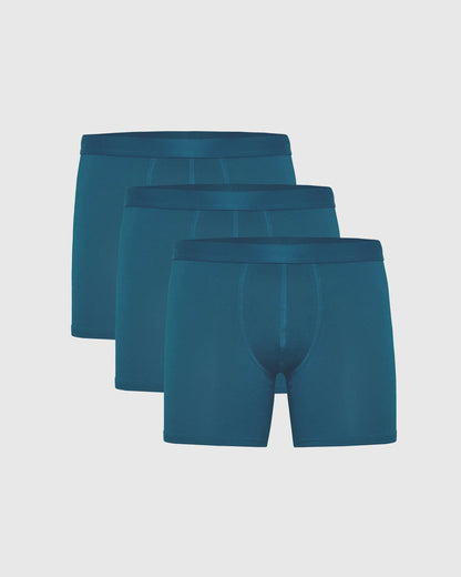 Teal Boxer Briefs 3-Pack