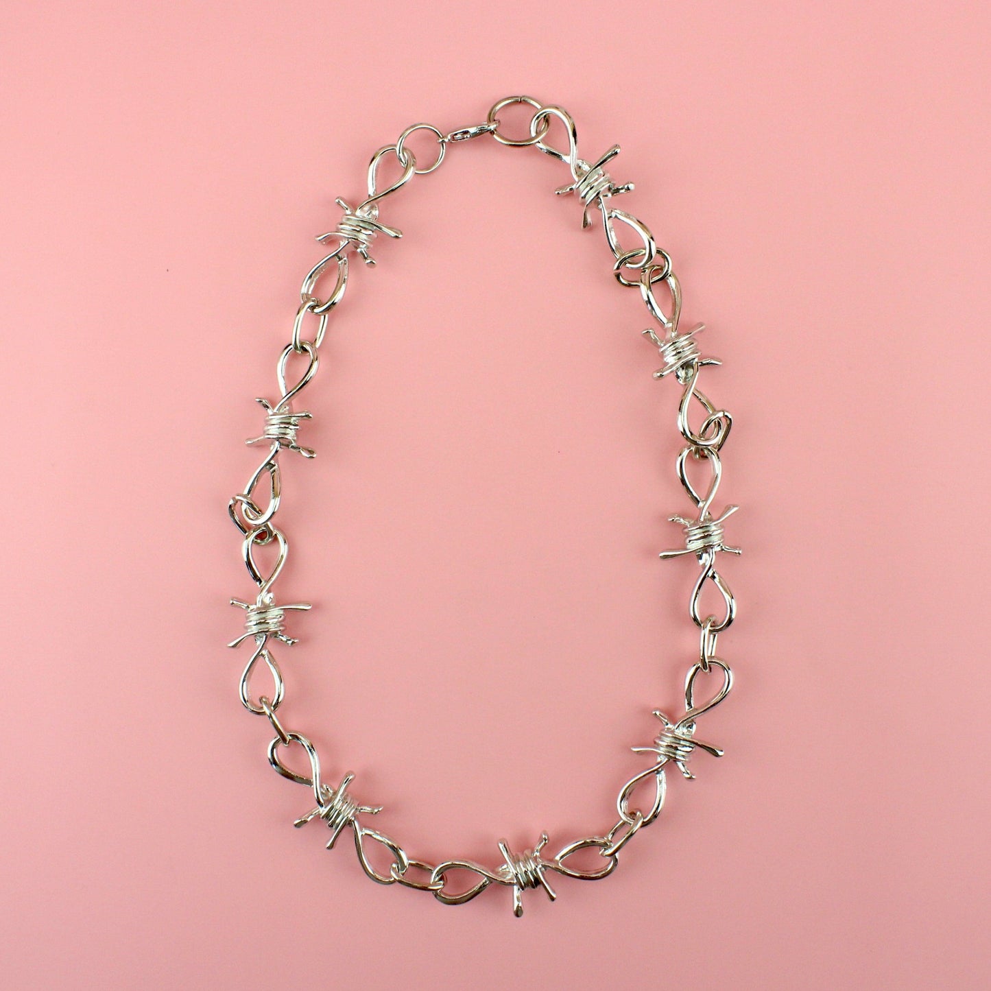 Thick Barbed Wire Necklace