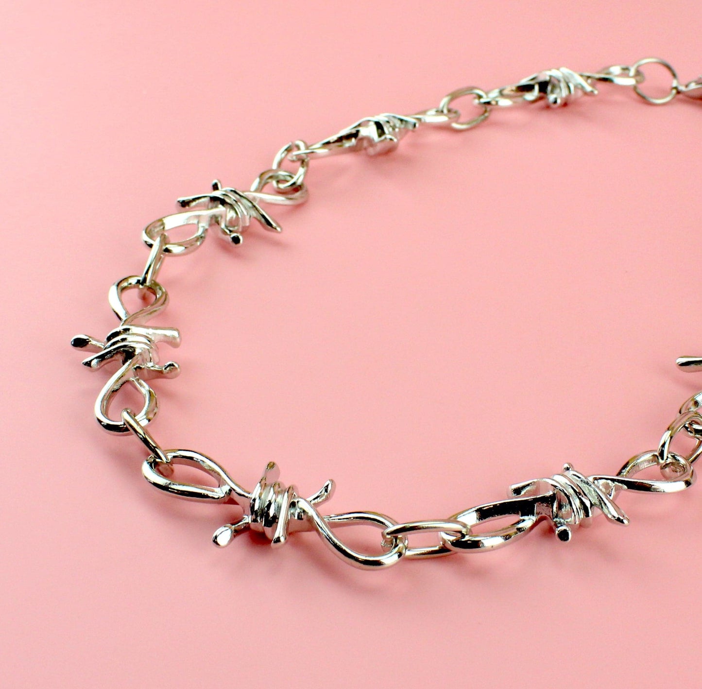Thick Barbed Wire Necklace