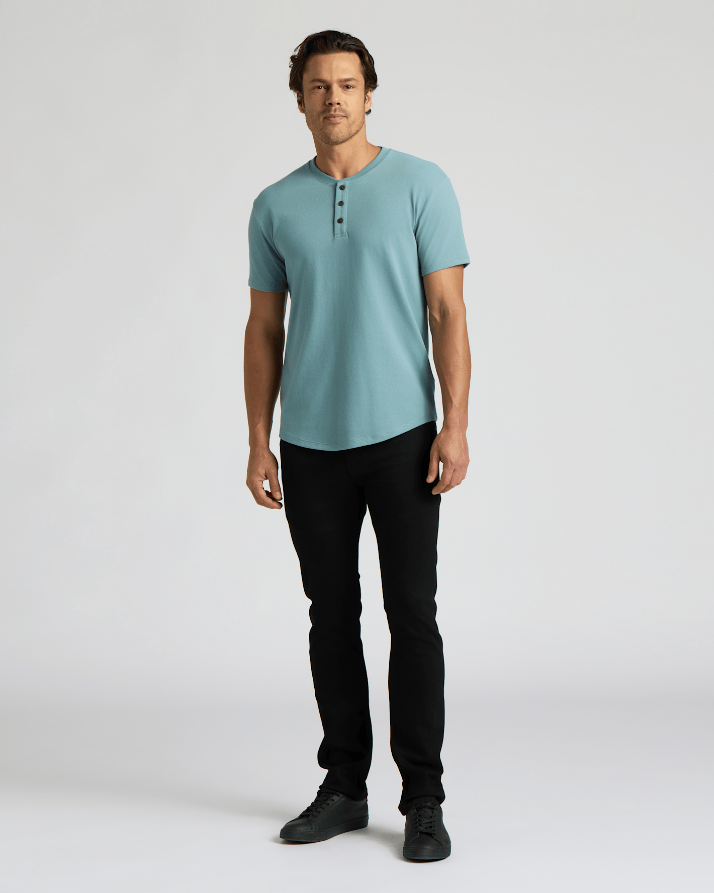 Citadel Heavyweight Curved Hem Henley