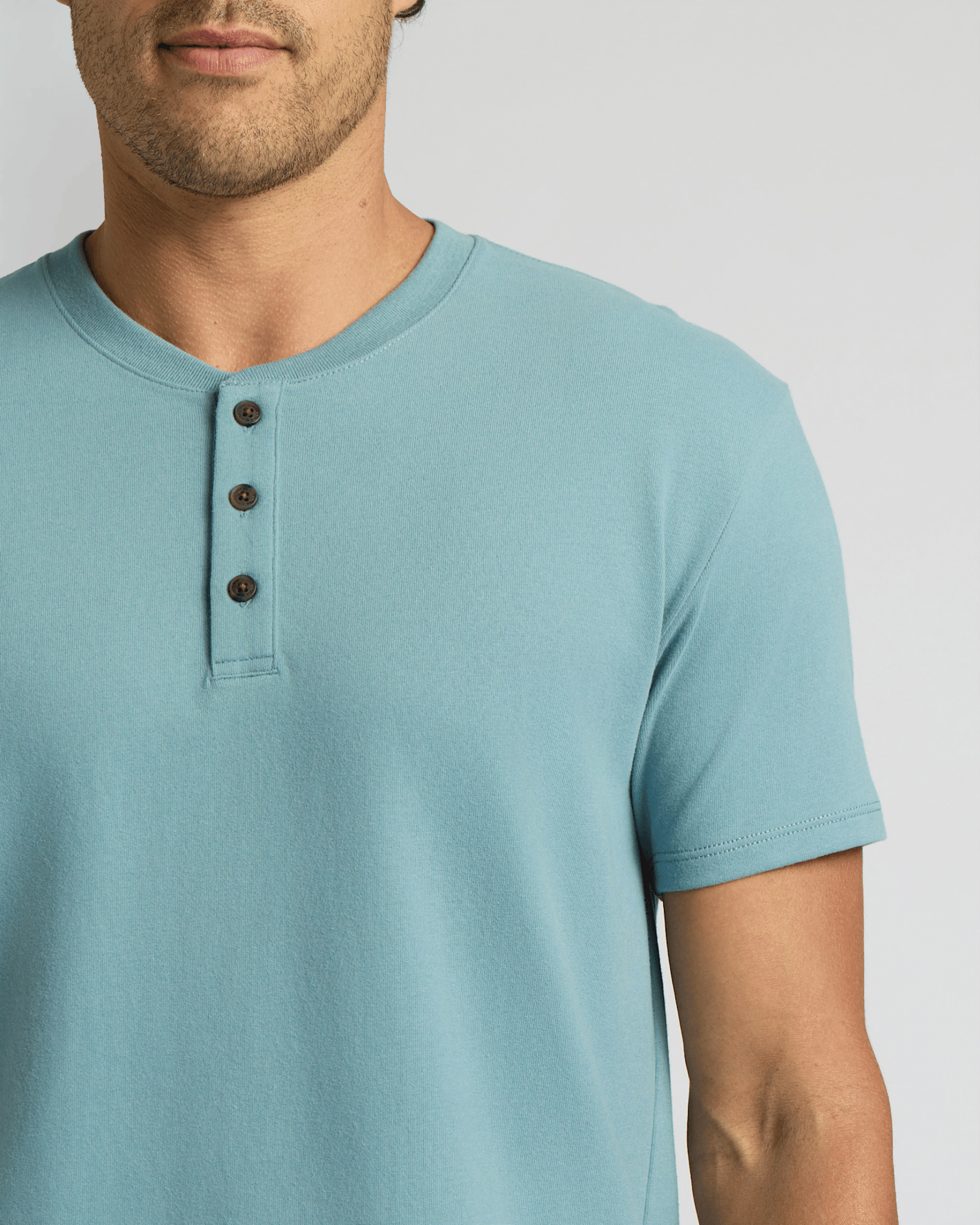 Citadel Heavyweight Curved Hem Henley