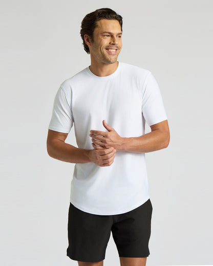 Active Curved Hem Crew 3-Pack
