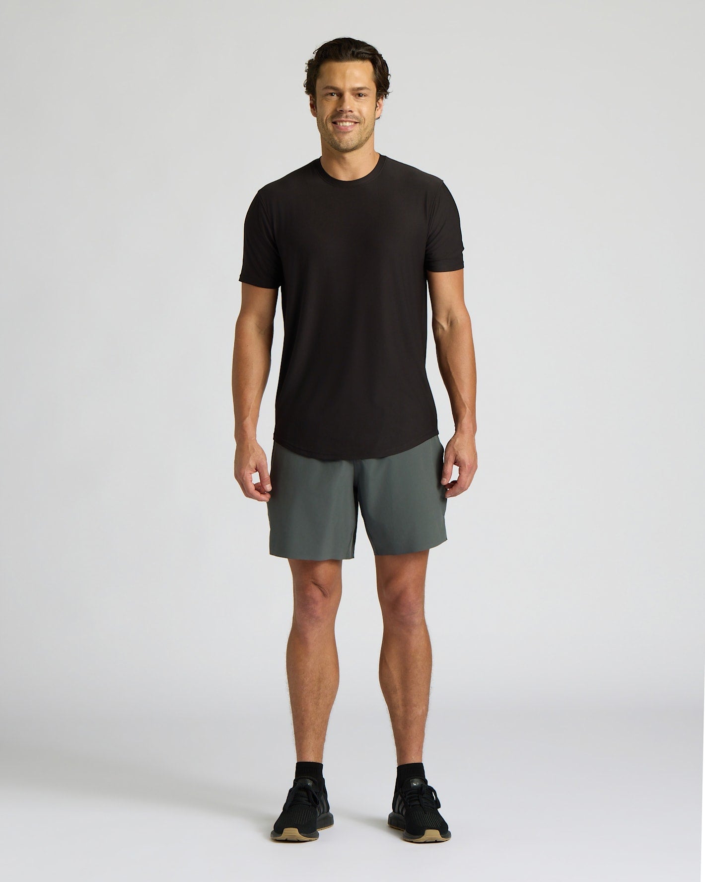 Active Curved Hem Crew 3-Pack