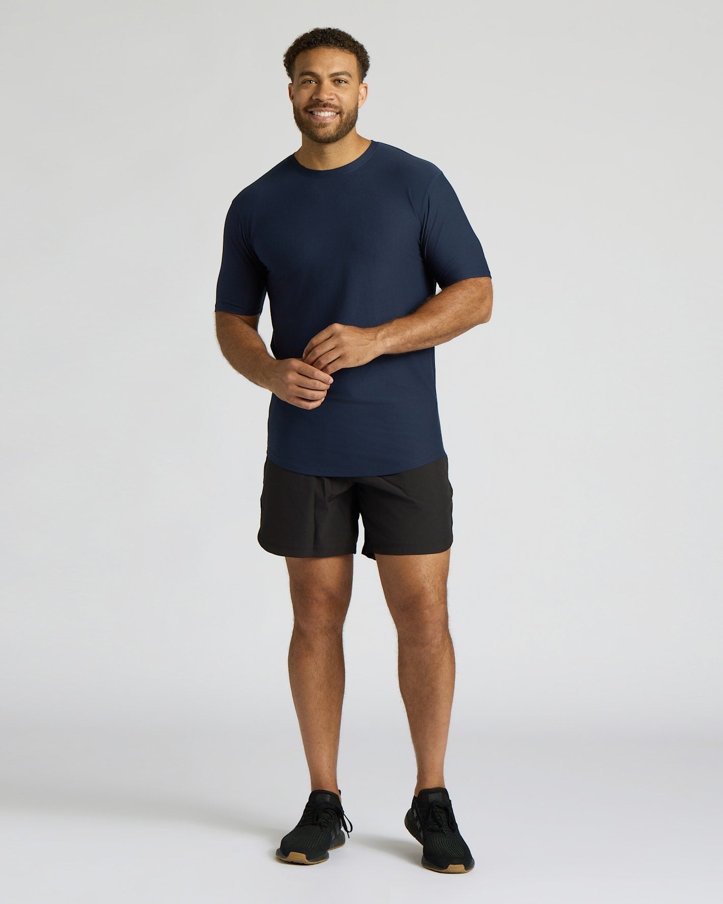 Tall Active Curved Hem Crew 3-Pack