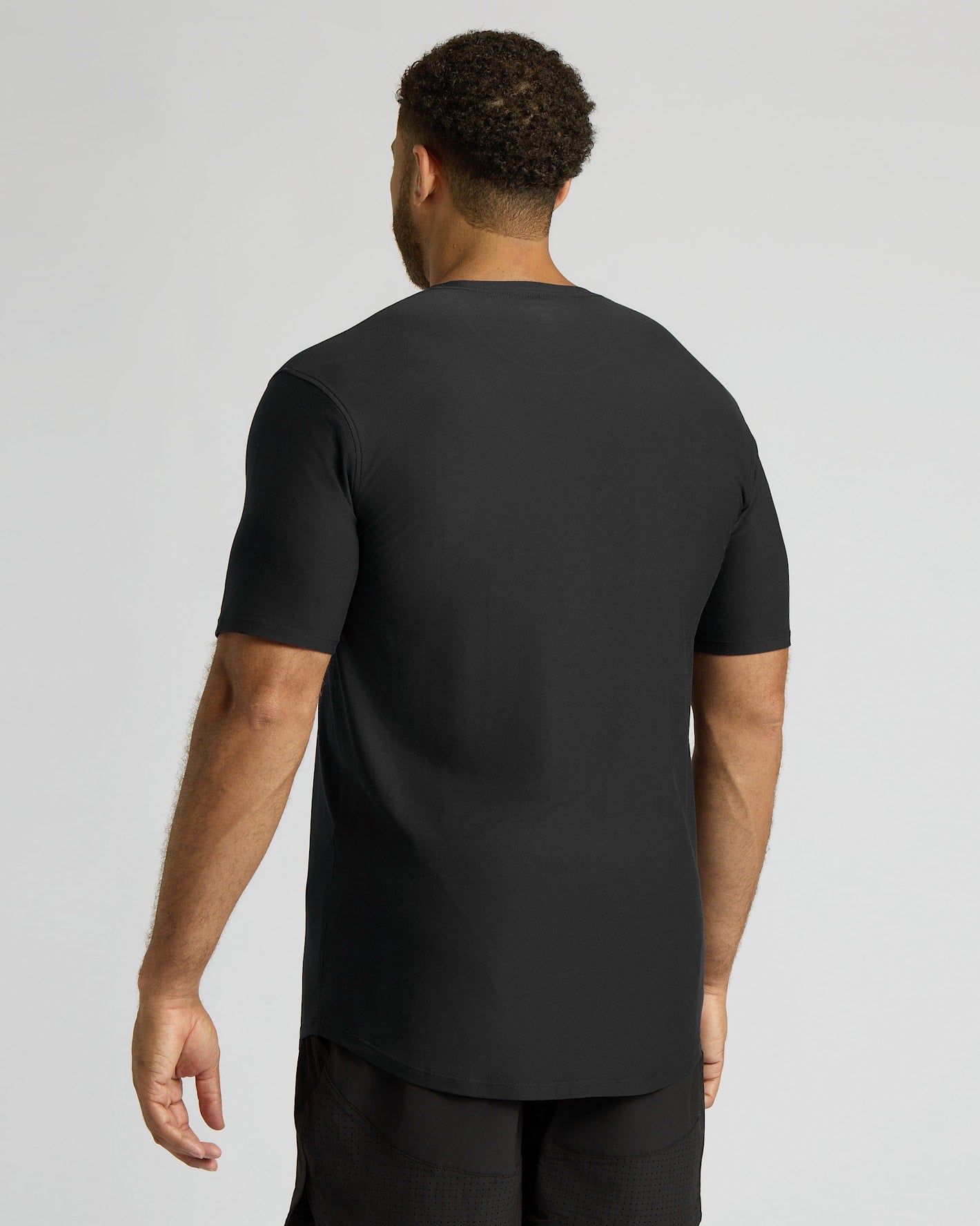 All Black Tall Active Curved Hem Crew 6-Pack