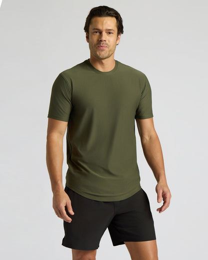Active Curved Hem Crew 3-Pack