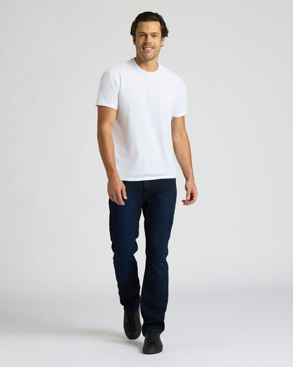 All White Short Classic Crew Neck 3-Pack