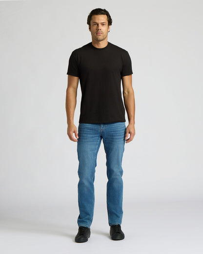 Black Short Classic Crew Neck